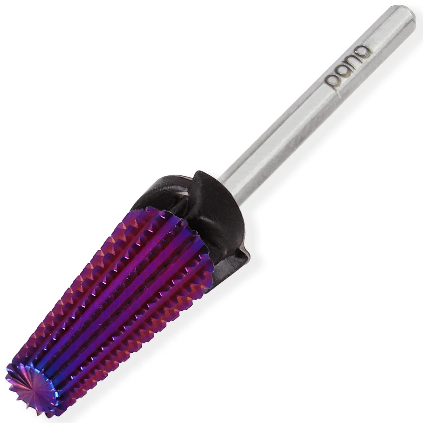 Pana 3/32'' Shank 5-In-1 Nail Carbide Bit - (Triple Coarse - Extra Coarse Grit, Purple) - Two Way Rotate Use For Both Left And R