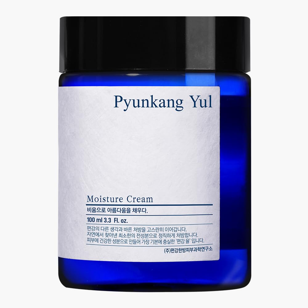 Pyunkang Yul Moisture Cream - Korean Skin Care - Facial Moisturizer for Dry and Combination Skin Types - Natural Ingredients She