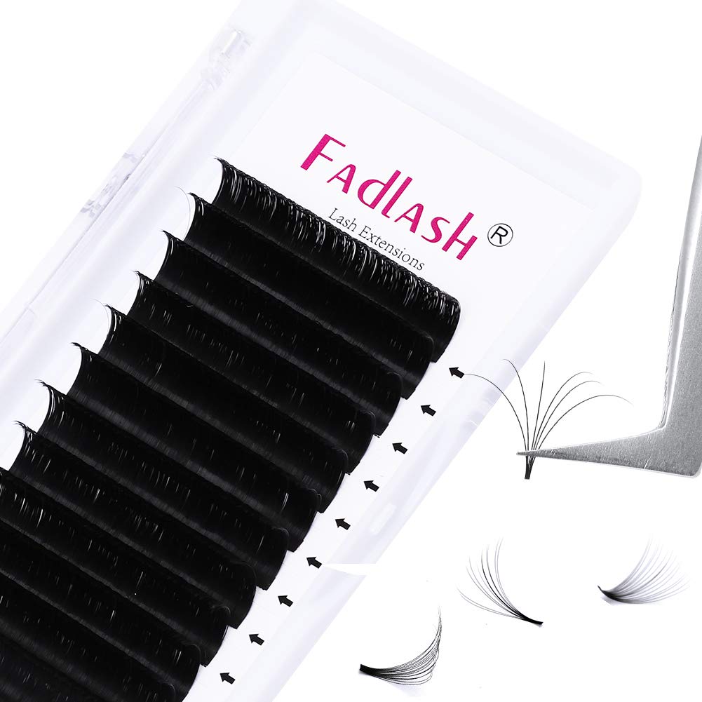 Easy Fan Volume Lash Extensions Fadlash D Curl Volume Fans 8-20Mm Length Self Fanning Eyelash Extensions 3D~10D 0.05 0.07Mm Eye