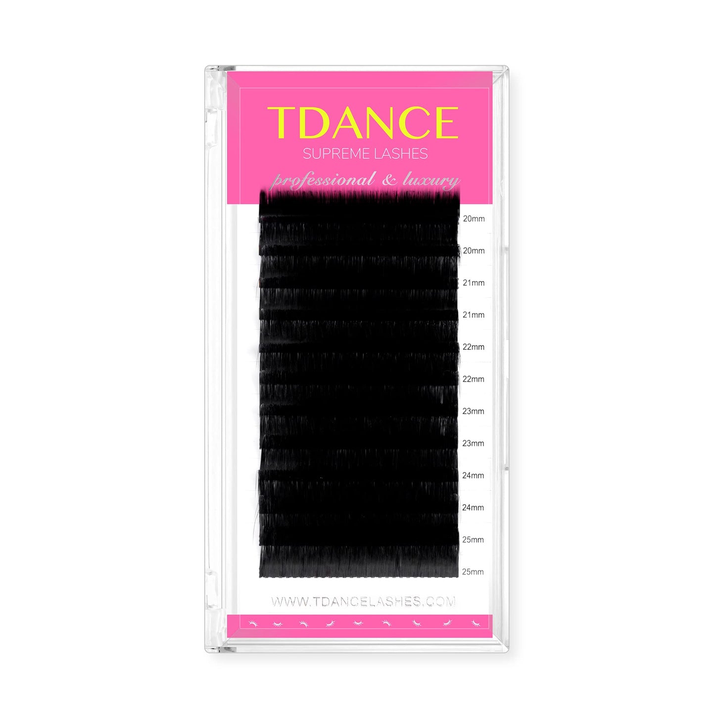 Tdance Premium C Curl 0.15Mm Thickness Semi Permanent Individual Eyelash Extensions Silk Volume Lashes Professional Salon Use Mi