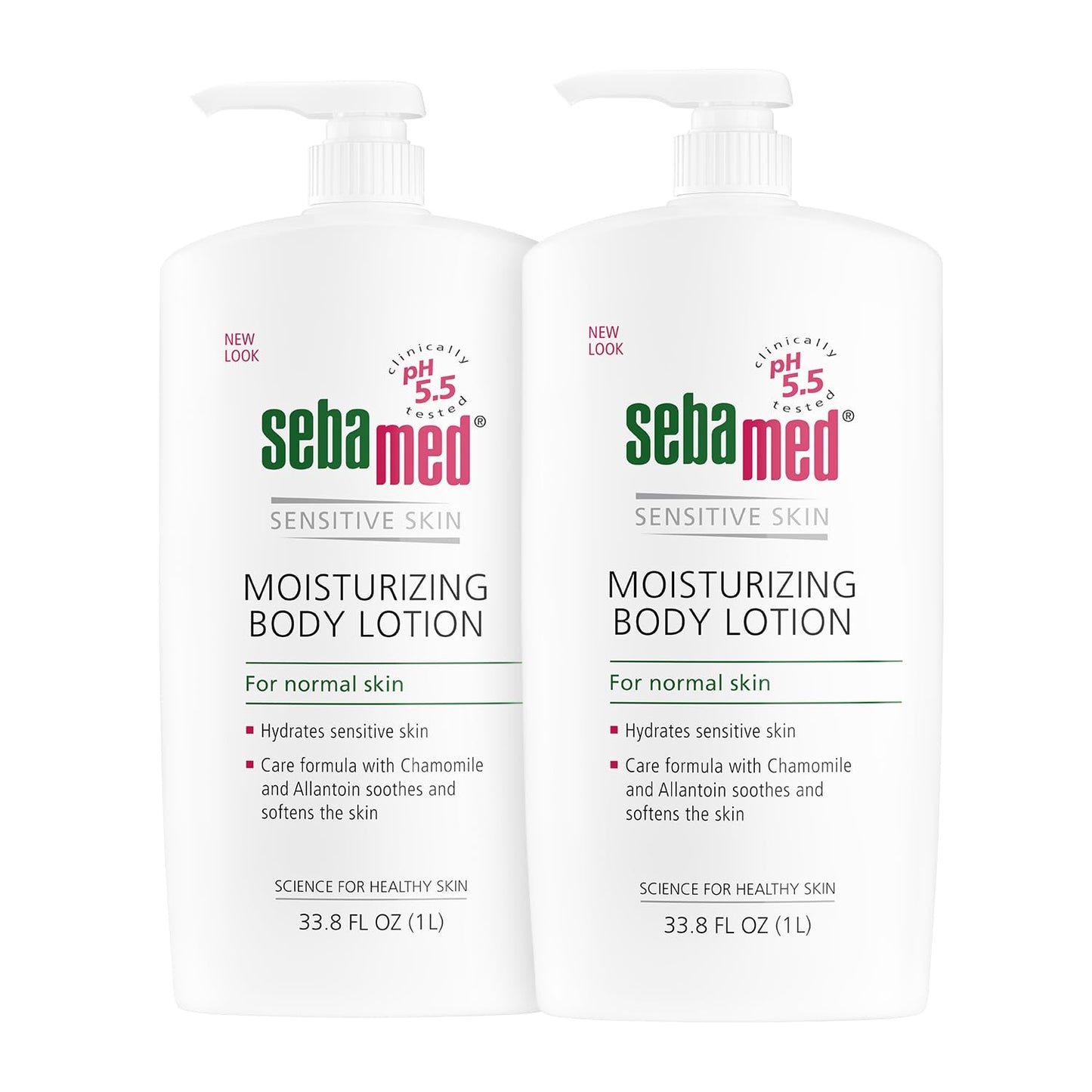 Sebamed Moisturizing Body Lotion Ph 5.5 For Sensitive Skin Dermatologist Recommended Paraben-Free Moisturizer 33.8 Fluid Oz (1 L