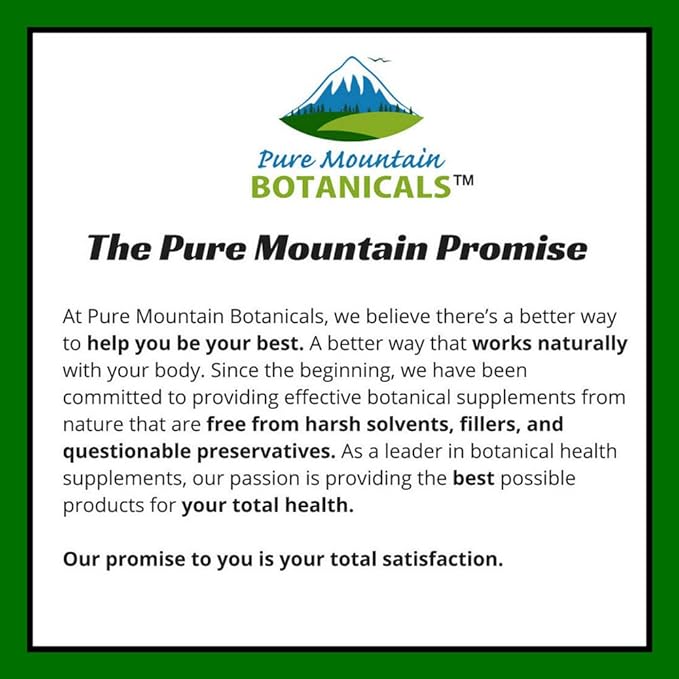 Pure Mountain Botanicals Cranberry D Mannose Capsules - 60 Kosher Vegan Caps - 1000mg D Mannose with Cranberry Concentrate Plus Vitamin C