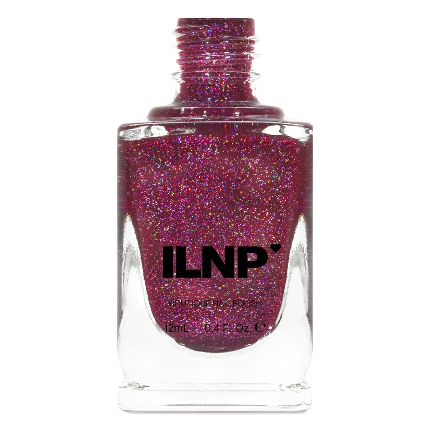 Ilnp Valerie - Mulberry Holographic Sheer Jelly Nail Polish