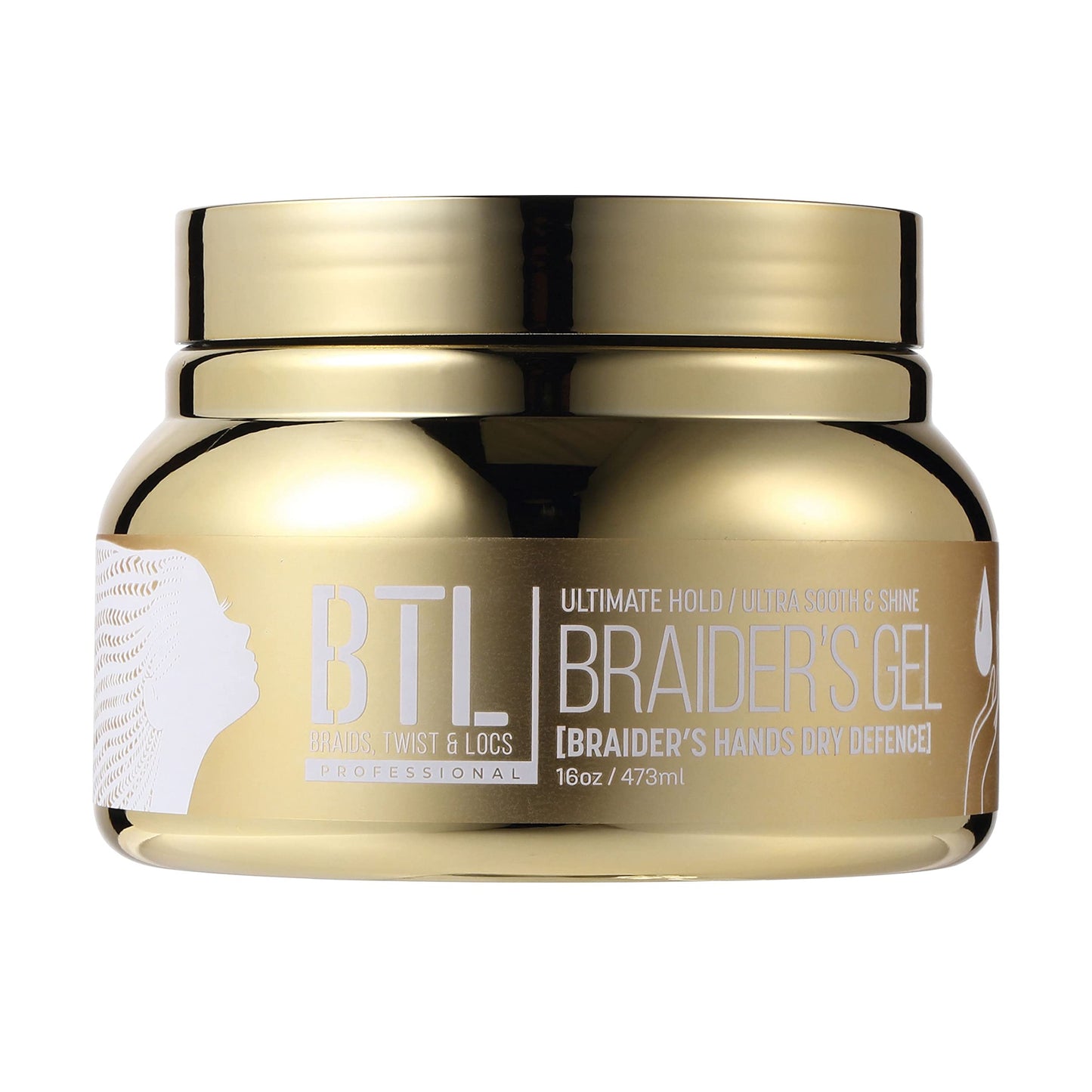 Btl Braider'S Hands Dry Defense Ultimate Hold Conditioning Gel 16 Oz Btlg04-16 0