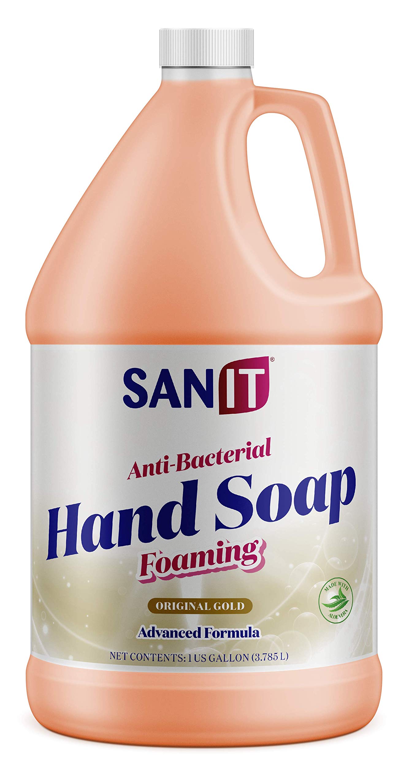 Sanit Antibacterial Foaming Hand Soap Refill - Advanced Formula With Aloe Vera And Moisturizers - All-Natural Moisturizing Hand
