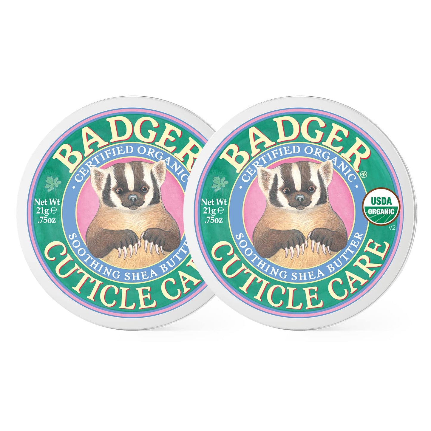 Badger Organic Cuticle Care Balm - Natural Nail Care Cream W/Shea Butter, Vitamin Rich Seabuckthorn Extract Helps Strengthen, So