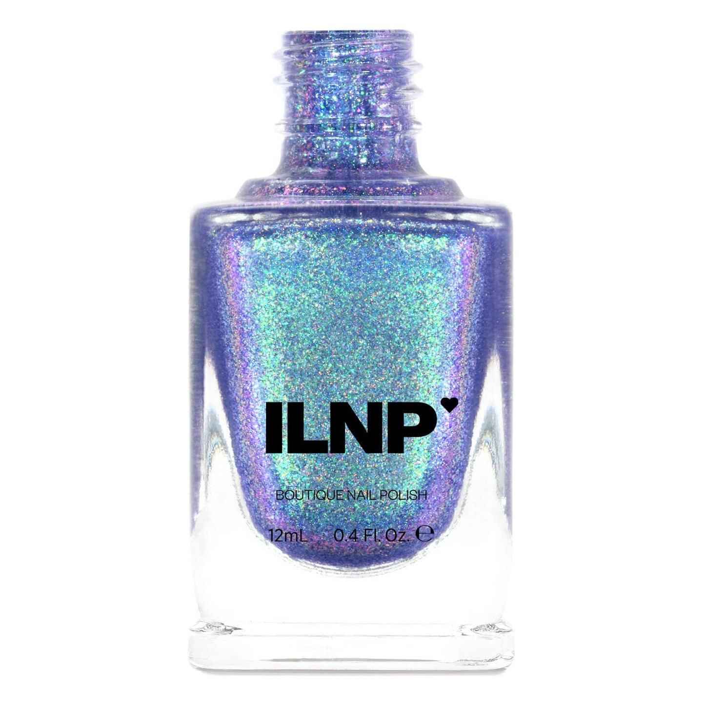 Ilnp Drive-In - Iridescent Deep Purple Holographic Jelly Nail Polish