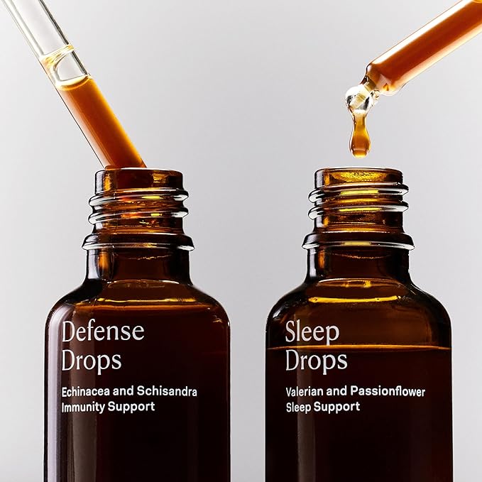 The Nue Co. Defense Drops, Supports Immunity with Adaptogen Herbs, Vegan, Cruelty Free