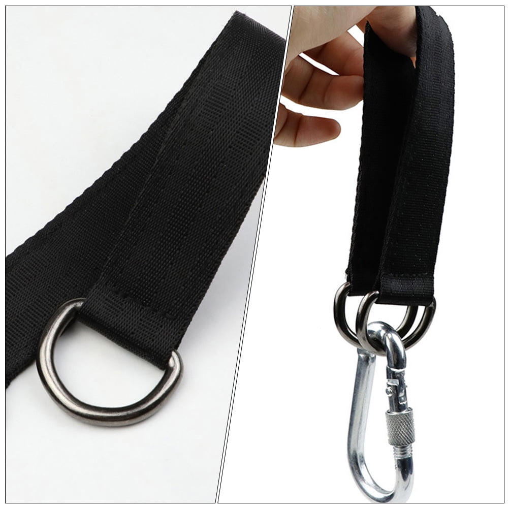 Niceauty 6Pcs Heavy Duty for Tree Swings with Black Polyester Material