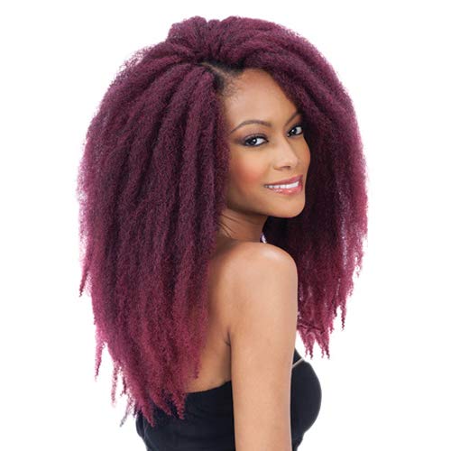 Freetress Equal Synthetic Hair Braids Double Strand Style Cuban Twist Braid 16'' (6-Pack, 99J)
