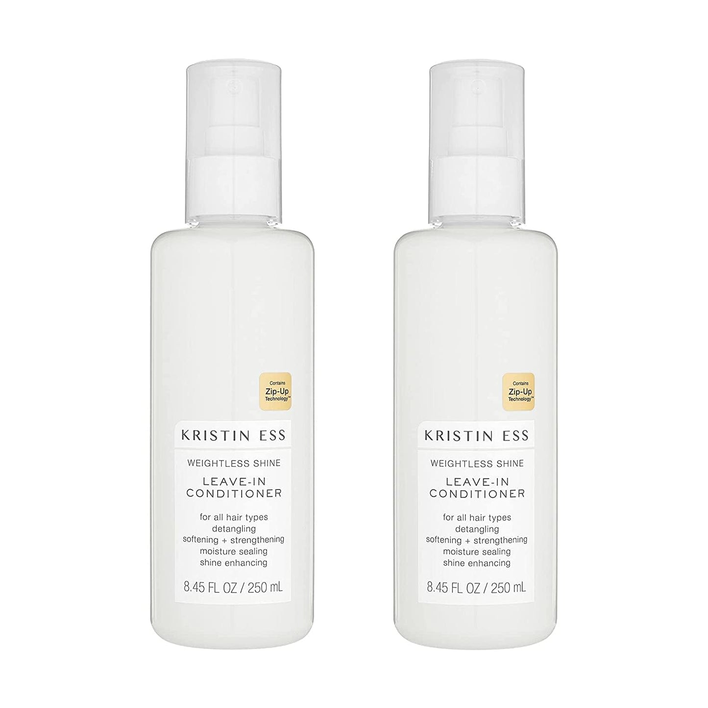 Kristin Ess Hair Weightless Shine Leave-In Conditioner Spray For Dry Damaged Hair, Detangler Spray, Softening + Strengthening, M