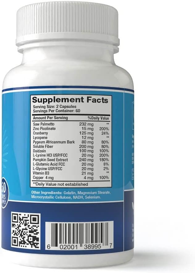 Prostate Complex, Saw Palmetto Blend 1000mg (120 Capsules)