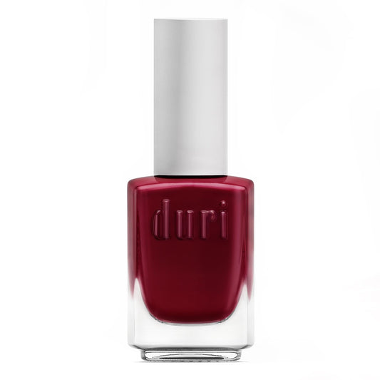 Duri Nail Polish, 730 Pisces, Burgundy Garnet Red, Full Coverage, Glossy Finish, 0.45 Fl Oz