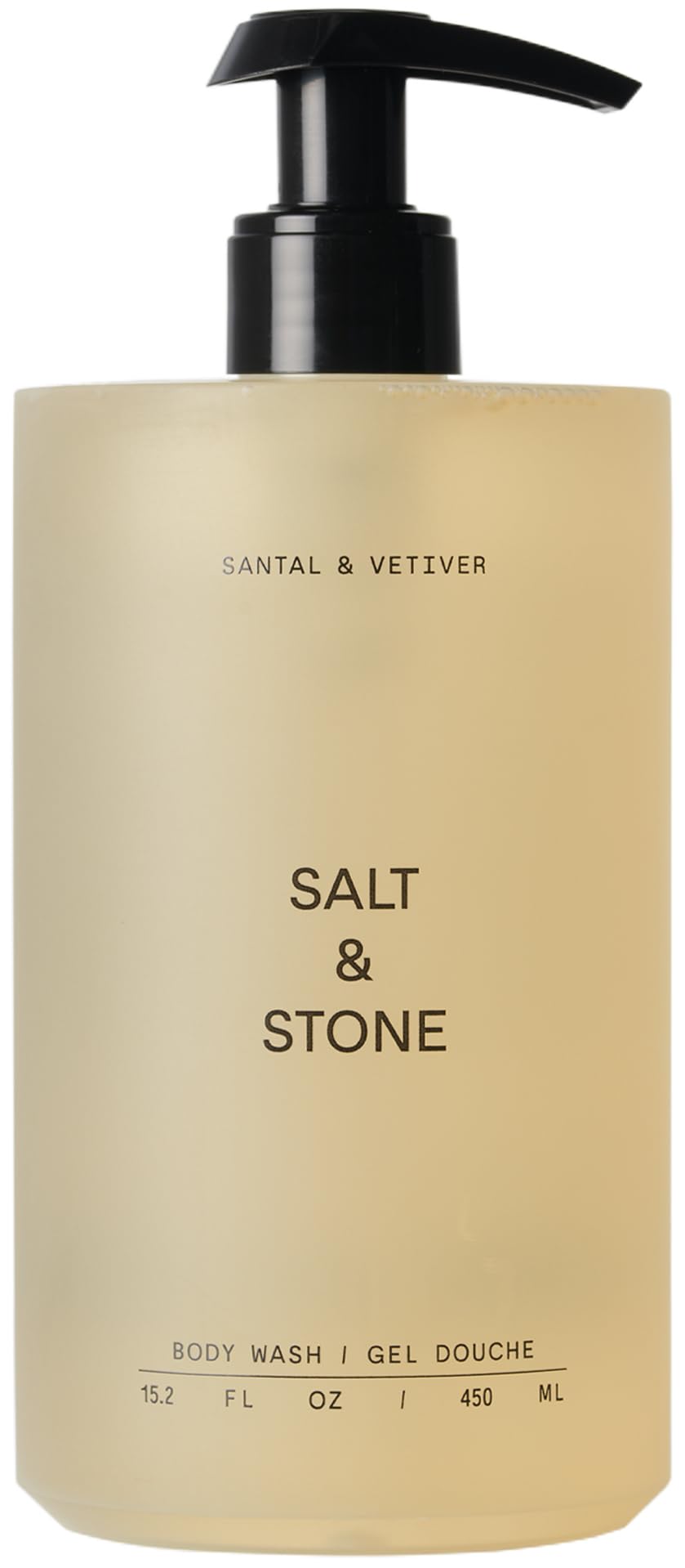 Salt & Stone Antioxidant-Rich Body Wash - Santal & Vetiver | Cleanse, Nourish & Soften Skin With Niacinamide & Hyaluronic Acid |