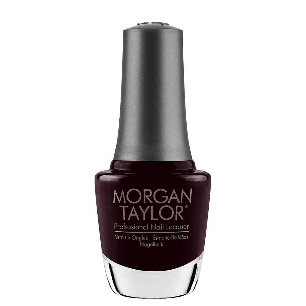 Morgan Taylor Nail Lacquer (Bella'S Vampire) Brown Nail Polish, Finger Nail Polish, Long Lasting Nail Polish, Brown Nail Lacquer