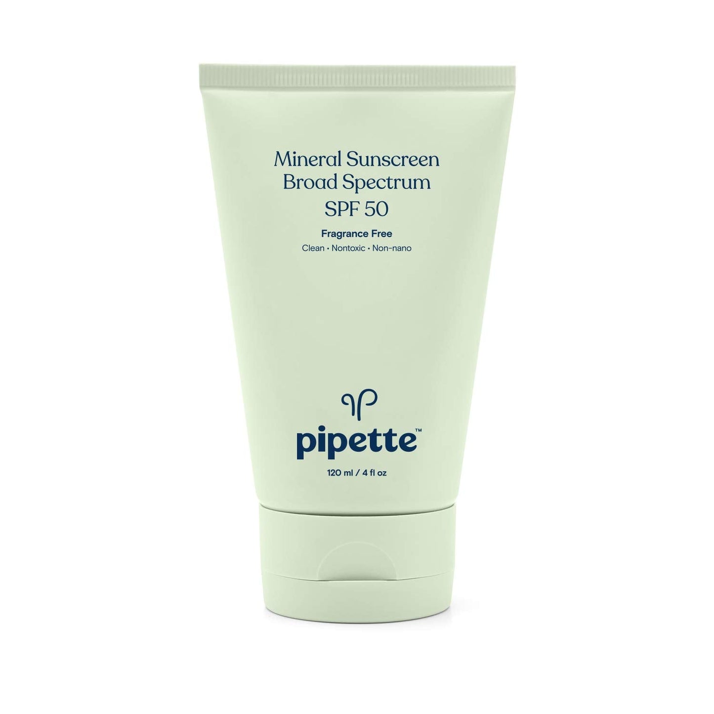 Pipette Mineral Sunscreen - Spf 50 Broad Spectrum Baby Sunblock With Non-Nano Zinc, Uvb/Uva Non-Toxic Sun Protection For Kids &