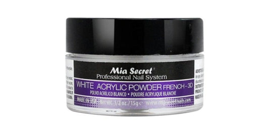 Mia Secret White Acrylic Powder 0.5 Oz.