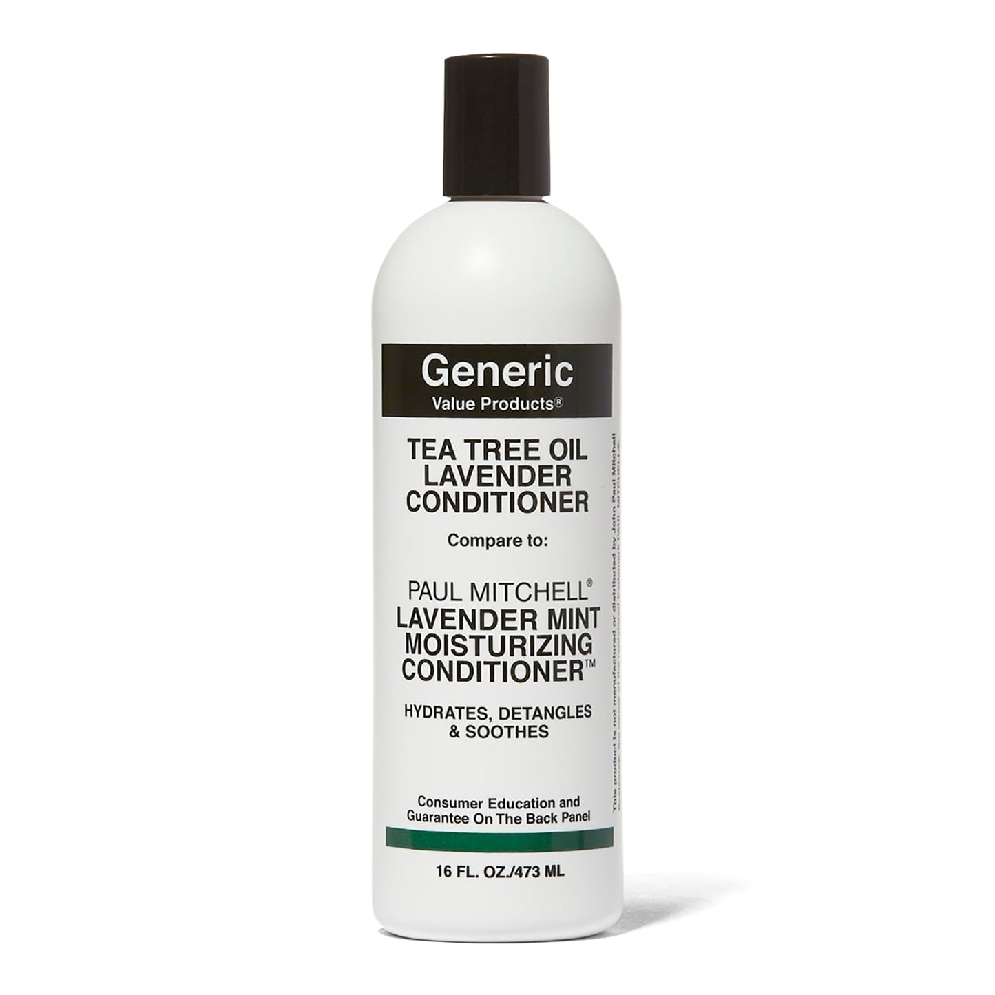 Generic Value Products Tea Tree Oil Lavender Mint Conditioner, Hydrates And Detangles, Invigorating Fragrance, Soothes Scalp, Gl