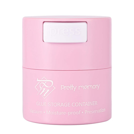 'N/A'' Pretty Memory Glue Storage Container For Eyelash Extensions Airtight Lash Glue Holder Tank Jar Adhesive Eyelash Extensio