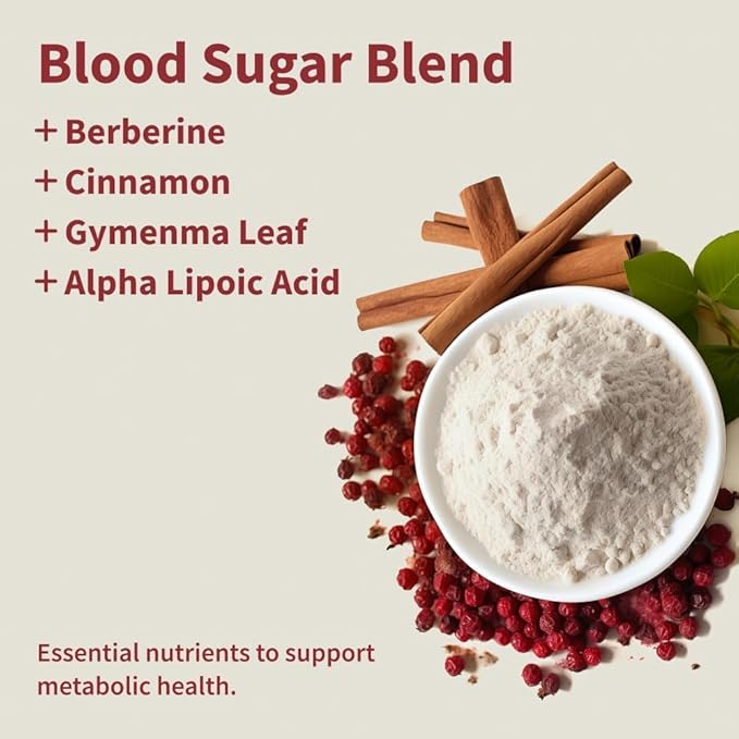 Snap Supplements Blood Sugar Blend, 60 Count