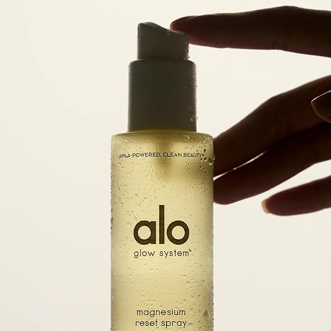 Alo Reset Magnesium Body Spray For Sleep & Natural Stress Relief – Calming Blend with Magnesium, Valerian Root, Arnica & Essential Oils – Made in USA - 3.2 oz