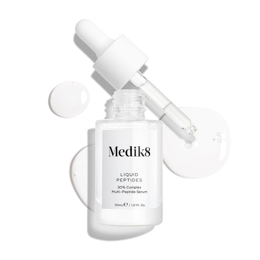 Medik8 Liquid Peptides - Advanced Regenerating Multi Peptide Serum - Firming, Smoothing Formula For Reducing Wrinkles And Fine L