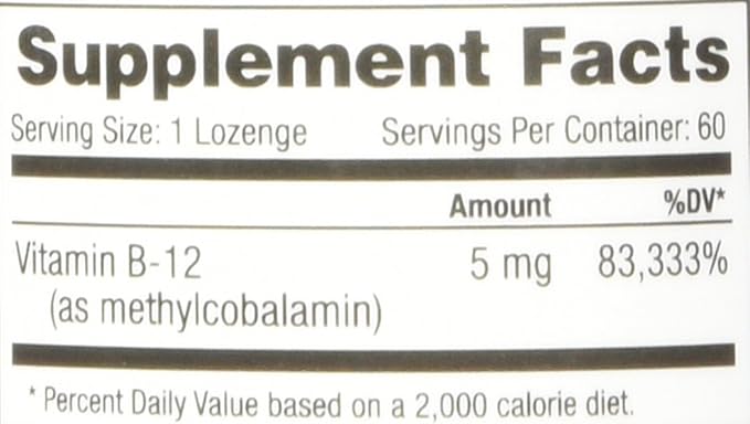 Numedica - Methyl B12 Rx - 60 Lozenges