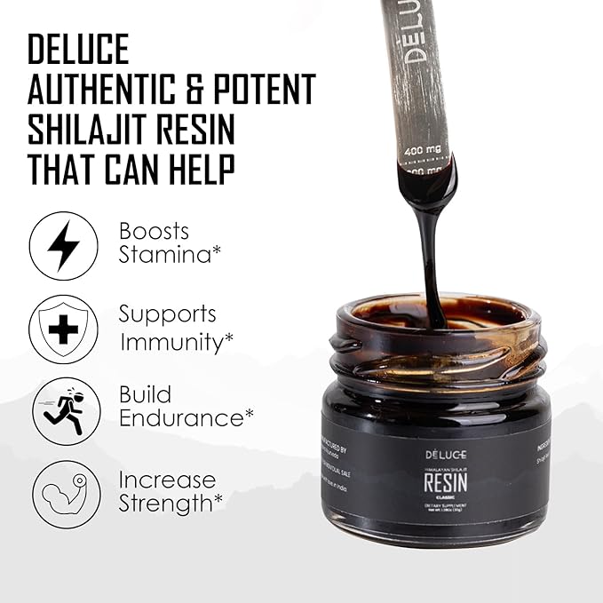 Pure Himalayan Shilajit Resin (30g)| 85+ Trace Minerals,75%+ Fulvic Acid| High Potency Gold Grade for Men & Women| Energy,Stamina & Immunity Booster| Lab Tested| 75 Servings| Vegan| Gluten-Free,400mg