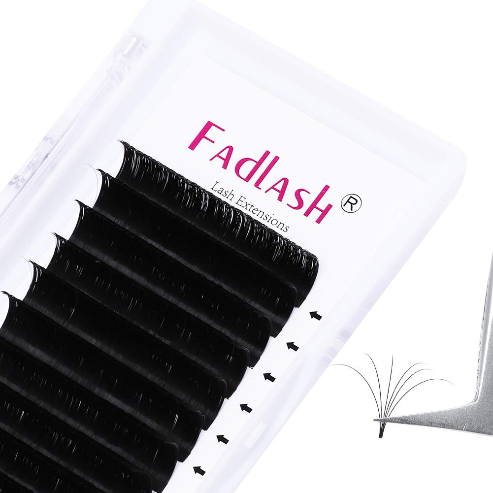 Volume Lash Extensions Dd Curl 0.07 Easy Fanning Volume Lashes Self Fanning Eyelash Extensions Rapid Blooming Lash 8-30Mm Length
