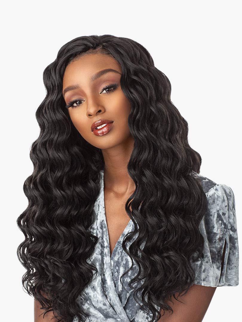 Sensationnel Lulutress Crochet Braid Ocean Wave 18'' (4-Pack) (#2 Dark Brown)