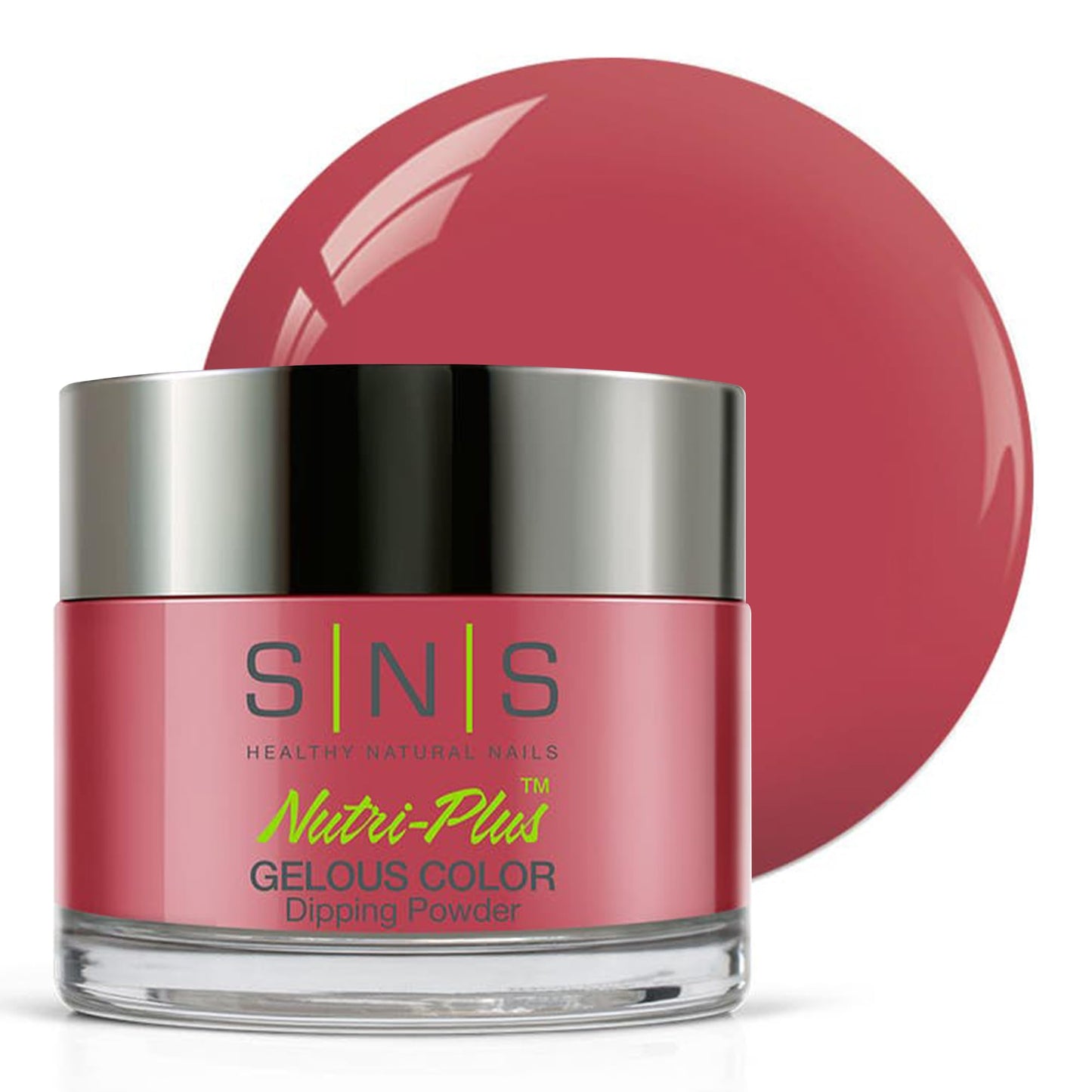Sns Nail Dip Powder, Gelous Color Dipping Powder - English Rose (Pink/Mauve, Cream) - Long-Lasting Dip Nail Color Lasts 14 Days