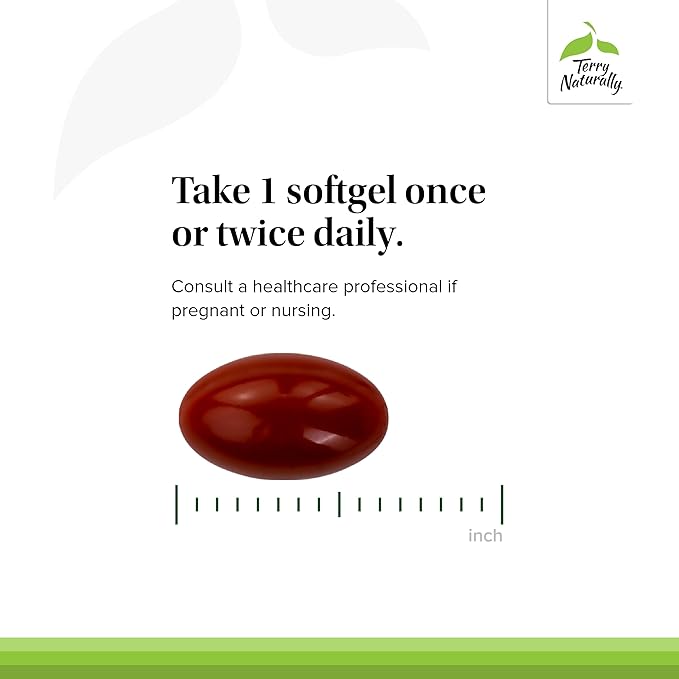 Terry Naturally Pomegranate Seed Oil - Dietary Supplement to Support Cardiovascular Health - Herbal Non-GMO Supplement with Omega-5 & Pomegranate Extract - 60 Softgels, (Pack of 2)