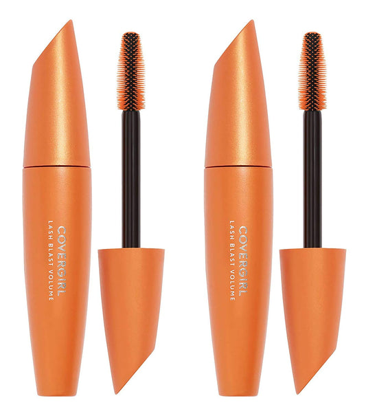 Covergirl Lash Blast Volume Mascara Makeup, Volumizing, Long-Wearing, Smudge-Proof, Cruelty Free, Very Black, 2 Count