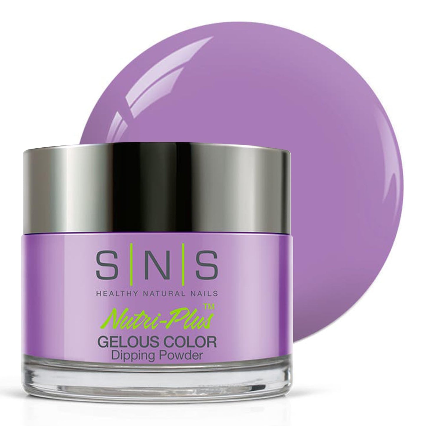 Sns Nail Dip Powder, Gelous Color Dipping Powder - Divine Intimacy (Purple/Violet, Cream) - Long-Lasting Dip Nail Color Lasts 14