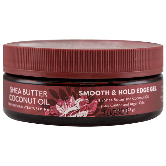 Luster'S Pink Shea Butter Coconut Oil Smooth & Hold Edge Gel 4.5Oz