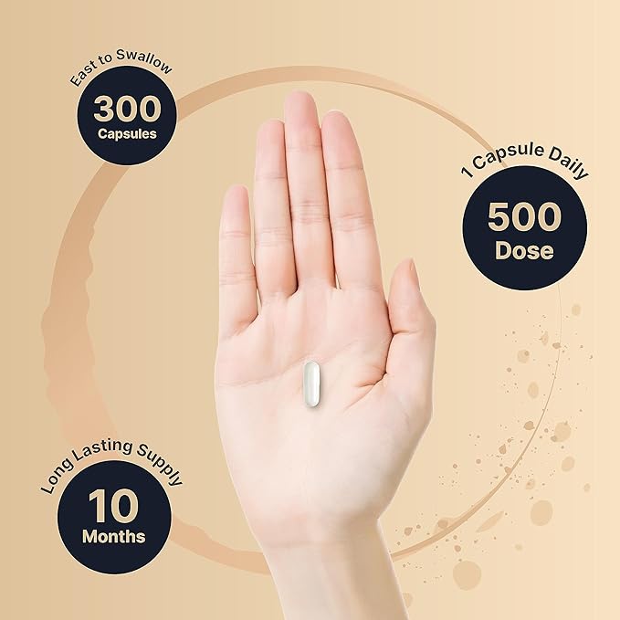 NatureBell Magnesium Complex Supplement 500mg, 300 Capsules | 10 Active Forms – Glycinate, Citrate, Taurate, Plus More | 100% Chelated & Purified | Bone, Heart, & Muscle Support | Non-GMO