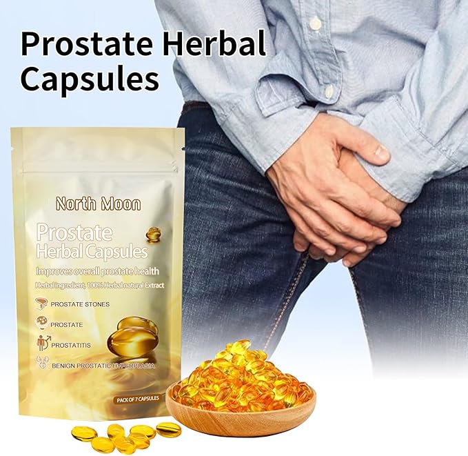 FemiPure Natural Prostate Herbal Capsules, 7pcs/Bag Femipure Prostate Natural Herbal Capsules, Prostate Natural Herbal Capsules (5pcs)