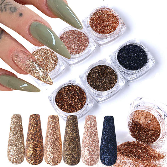 Holographic Nail Powder Nail Art Glitter Supplies 3D Ultra-Thin Mermaid Chameleon Glitter Dust For Acrylic Nail Art Gel Polish D