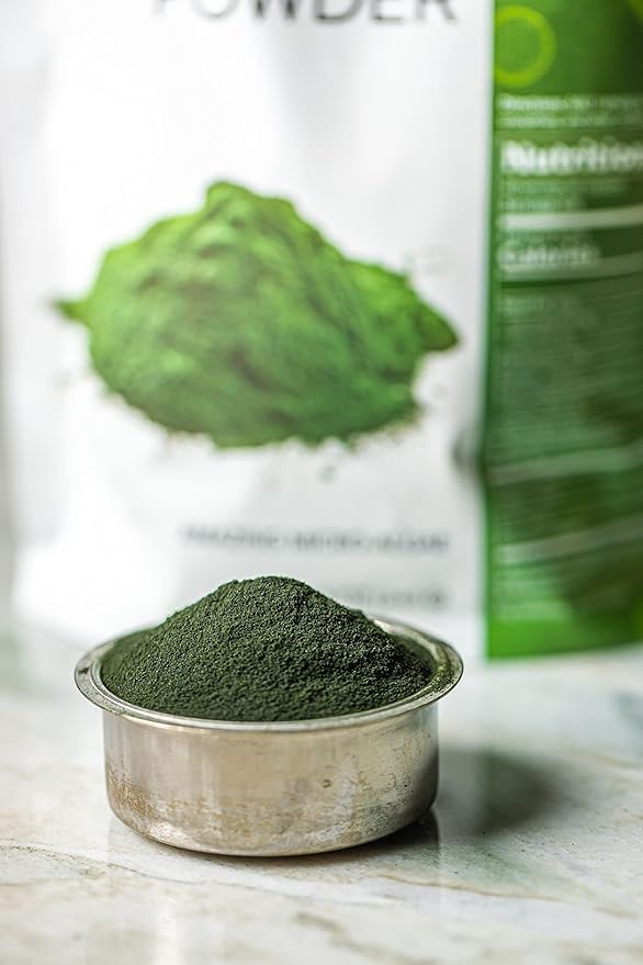 MRM Nutrition Spirulina Powder | Superfood | Complete Plant Protein | Gluten-Free + Vegan | 40 Servings | 8.5 Ounce