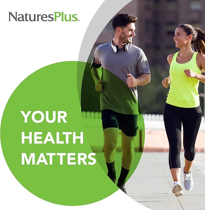 Natures Plus PABA, Sustained Release (para-Aminobenzoic Acid) - 1000 mg, 60 Vegetarian Tablets - Skin Health Support Supplement, Promotes Energy Production - Gluten-Free - 60 Servings