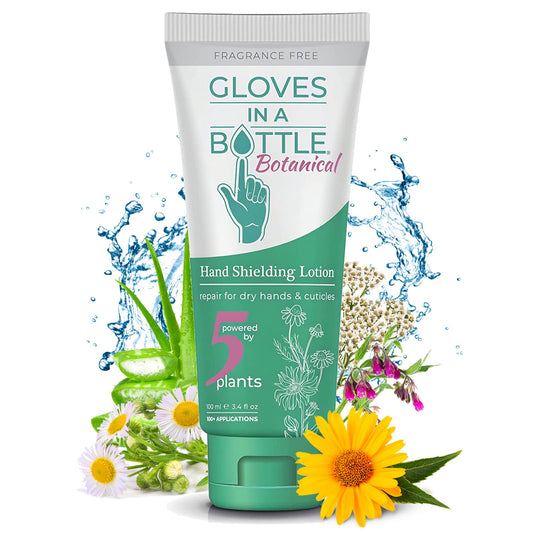Gloves In A Bottle - Shielding Lotion For Dry Skin, Hand Lotion Travel Size, Protects & Restores Dry Cracked Skin (3.4 Fl Oz (Pa