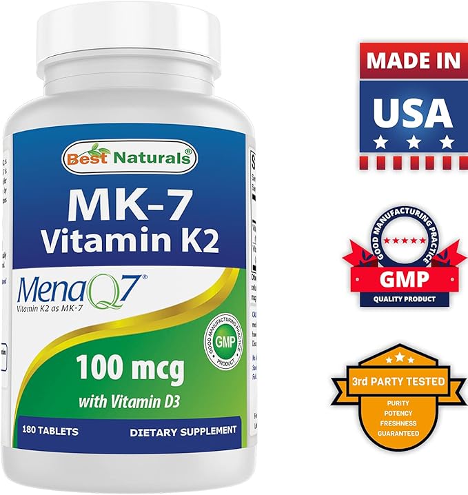 Zinc Citrate 30 mg & Vitamin K2 (MK7) with D3