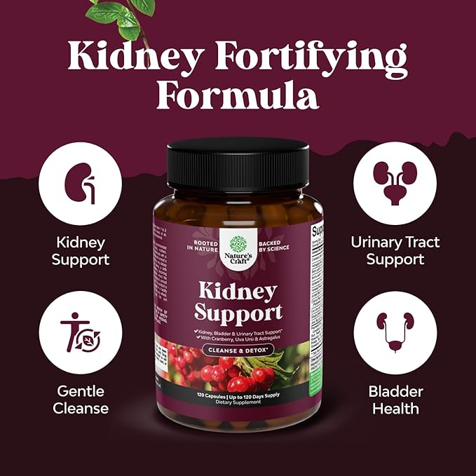 Bundle of D Mannose Capsules for Urinary Tract Health for Women Fast Acting Super Concentrated Cranberry 60ct and Kidney Support Cranberry Supplement for Women and Men for Kidney and Bladder Health