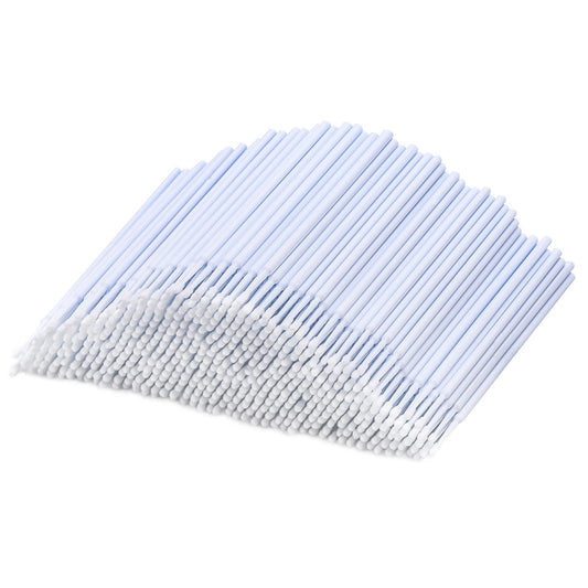 Tbestmax 500 Pcs Disposable Micro Applicator Brush Micro Swabs, Eye Lashes Mascara Wands For Eyelash Extension White