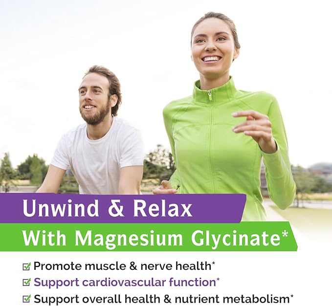 Innate Vitality Magnesium Glycinate 1000mg Per Serving | 140mg Elemental Magnesium Supplement - High Absorption, Non Buffered, Non-GMO & No Gluten - Nerve, Muscle, Bone & Heart Health - 240 Caps