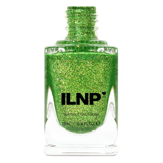 Ilnp Limelight - Vivid Lime Green Holographic Nail Polish