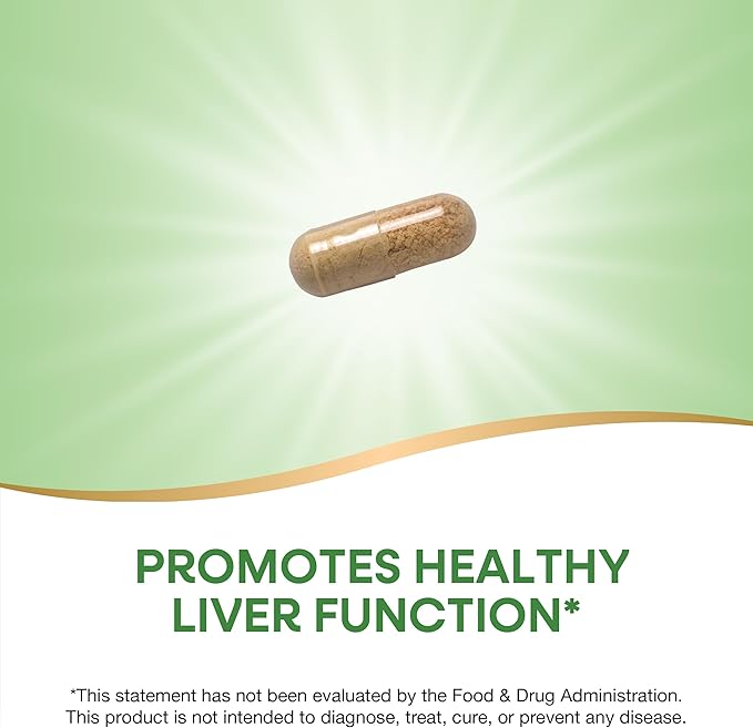 Nature's Way Super Milk Thistle, Promotes Healthy Liver Function*, with Artichoke Leaf, Dandelion Root & Licorice Root Extracts, Milk Thistle Extract, 120 Capsules (Packaging May Vary) – 2 Pack