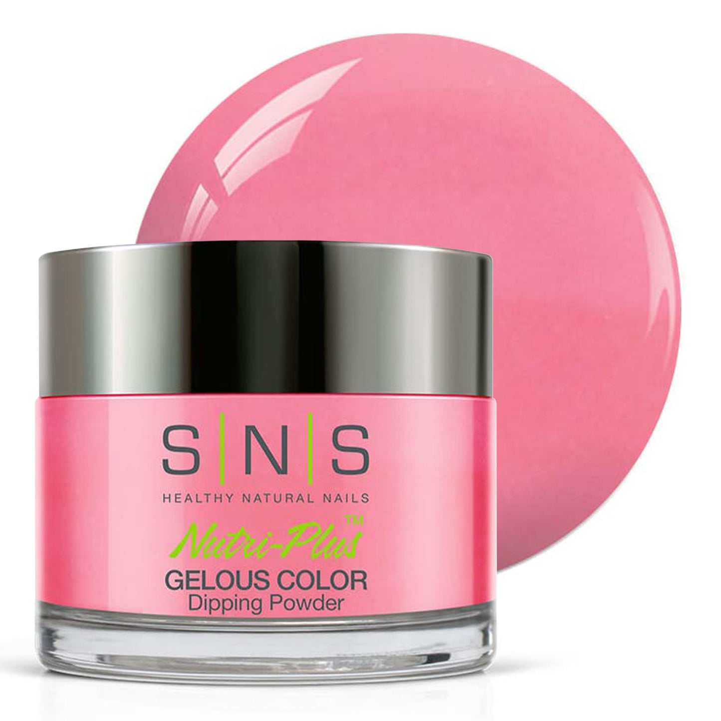 Sns Nail Dip Powder, Gelous Color Dipping Powder - Party Time (Pink) - Long-Lasting Dip Nail Color Lasts 14 Days - Low-Odor & No