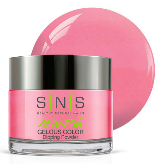 Sns Nail Dip Powder, Gelous Color Dipping Powder - Party Time (Pink) - Long-Lasting Dip Nail Color Lasts 14 Days - Low-Odor & No