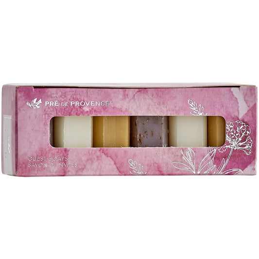 Pre De Provence Luxury Box Of Guest Gift Soap (Set Of 6) - Assorted